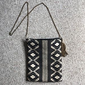 💲SALE💲😁Long black print authentic satchel